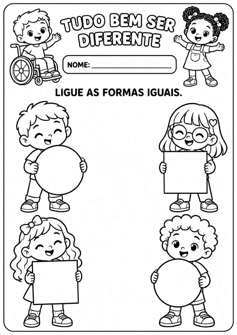 atividades educação infantil cores e formas para alfabetização página 1